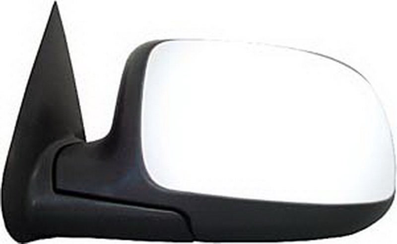 CIPA 27374 Chevrolet/GMC OE Style Chrome Power Replacement Driver Side Mirror,Black with Chrome Cap